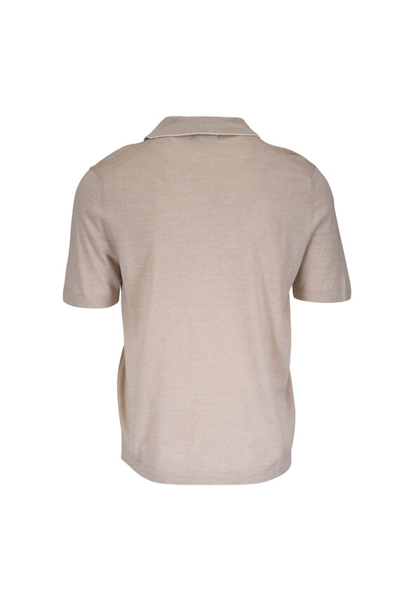 Patrick Assaraf Mushroom Tipped Polo Sweater - view 3