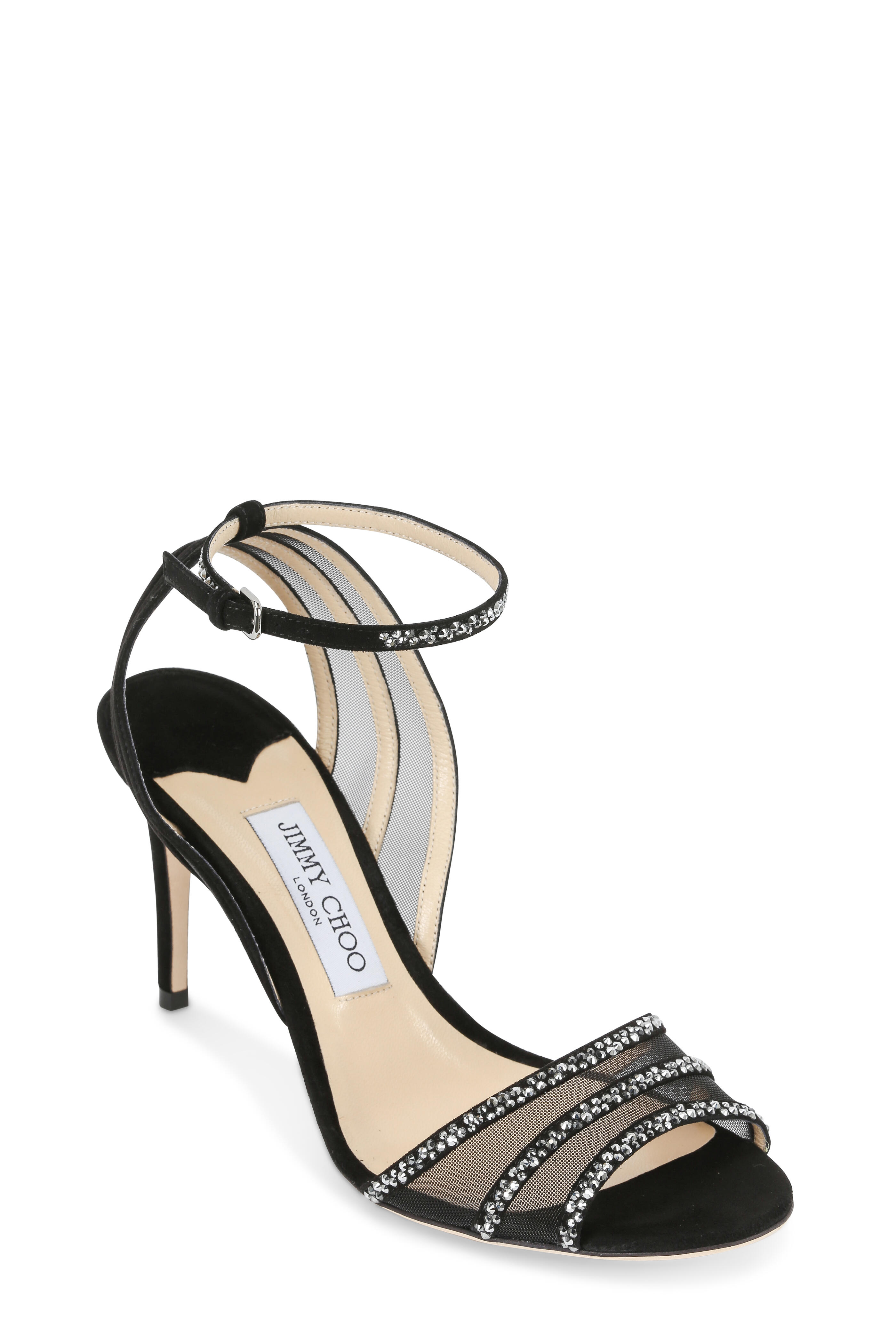 【なつ】JIMMY CHOO BLACK/CRYSTALサンダル37 s-l400.jpg