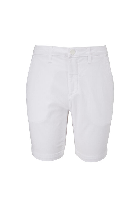 Monfrere Cruise Blanc Stretch Cotton Shorts - view 1
