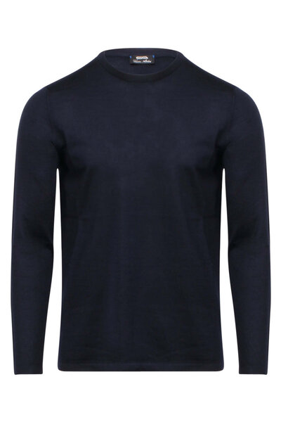 Cesare Attolini - Taupe Quarter Zip Sweater | Mitchell Stores