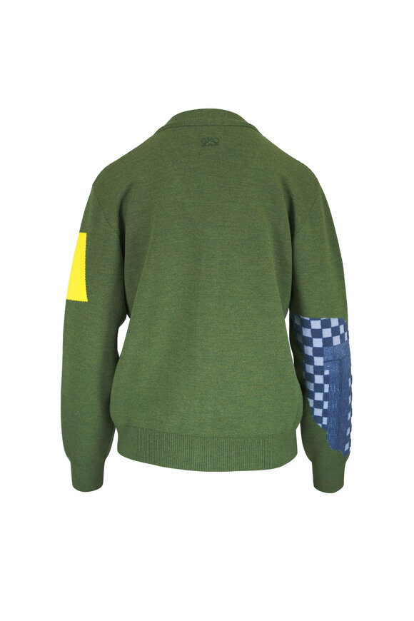 Loewe Multicolor Cosima Von Bonin Print Wool Cardigan - view 6