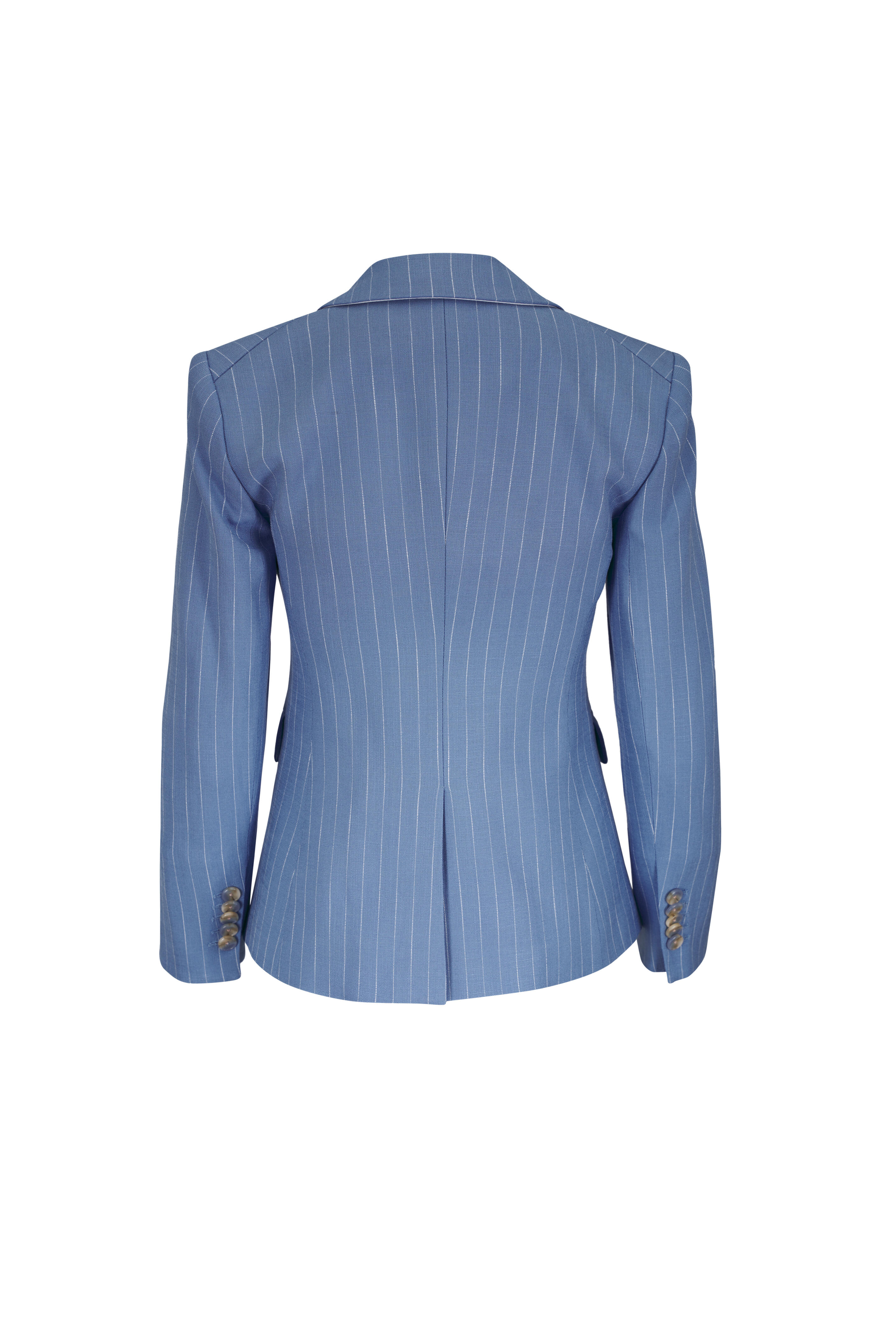 Veronica Beard - Miller Blue Jay & Dove Pinstripe Dickey Jacket