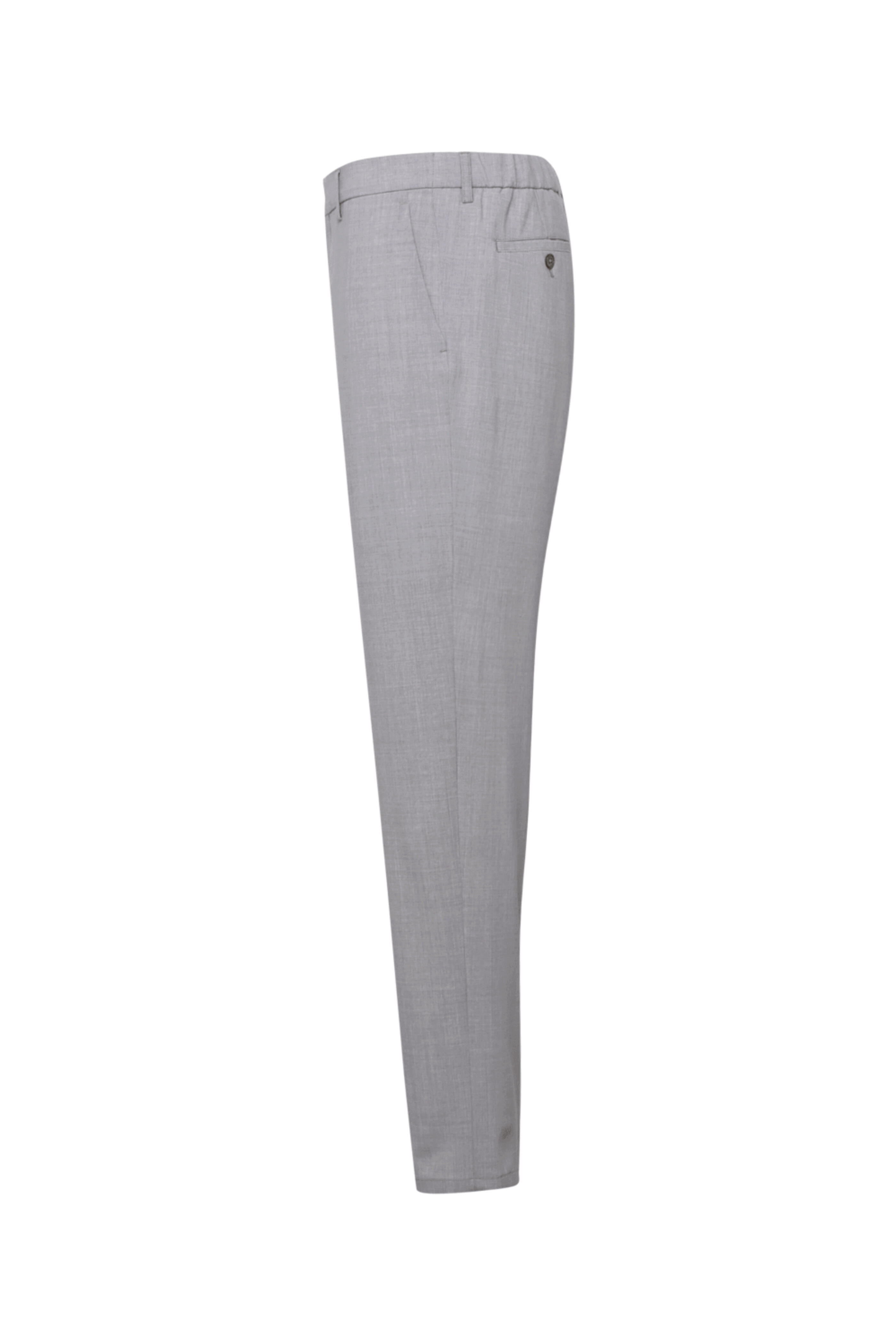 Marco Pescarolo - Pearl Gray Flat Front Dress Pant