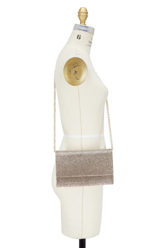 Judith Leiber Couture - Fizzy Champagne Crystal Chain Clutch