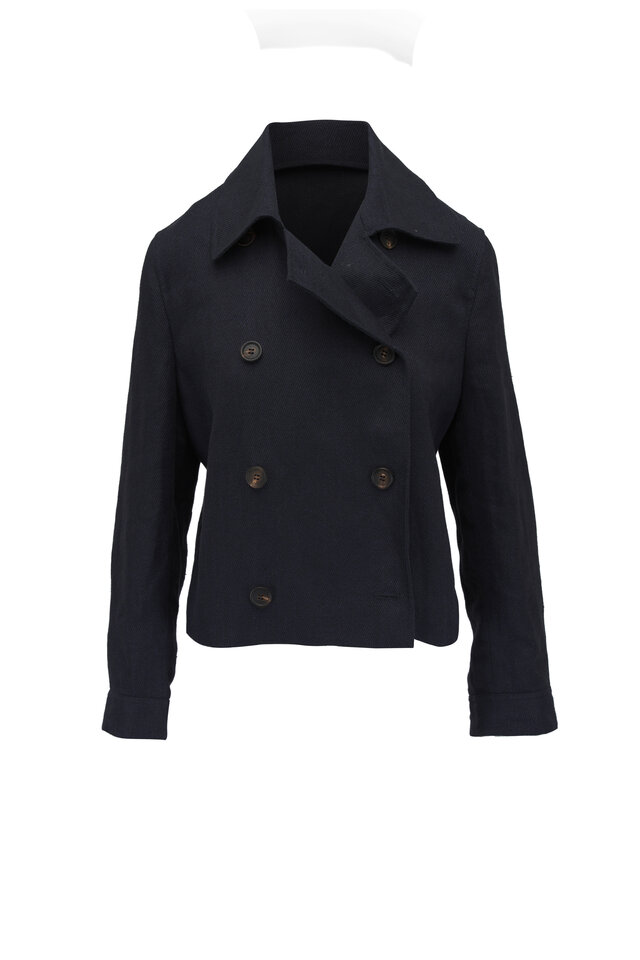 Brunello Cucinelli - Navy Blue Couture Wool & Cashmere Short