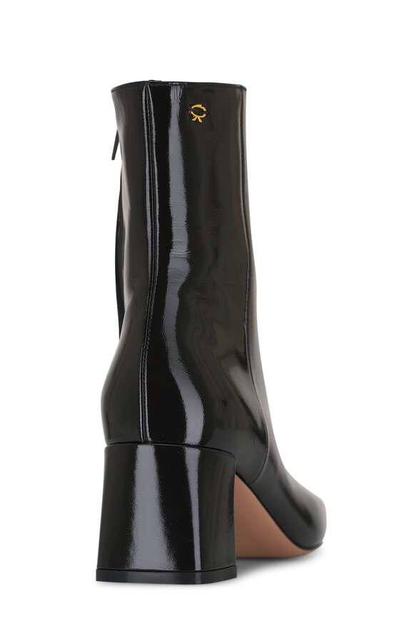 Gianvito Rossi - Freeda Black Leather Square Toe Boot, 55mm 