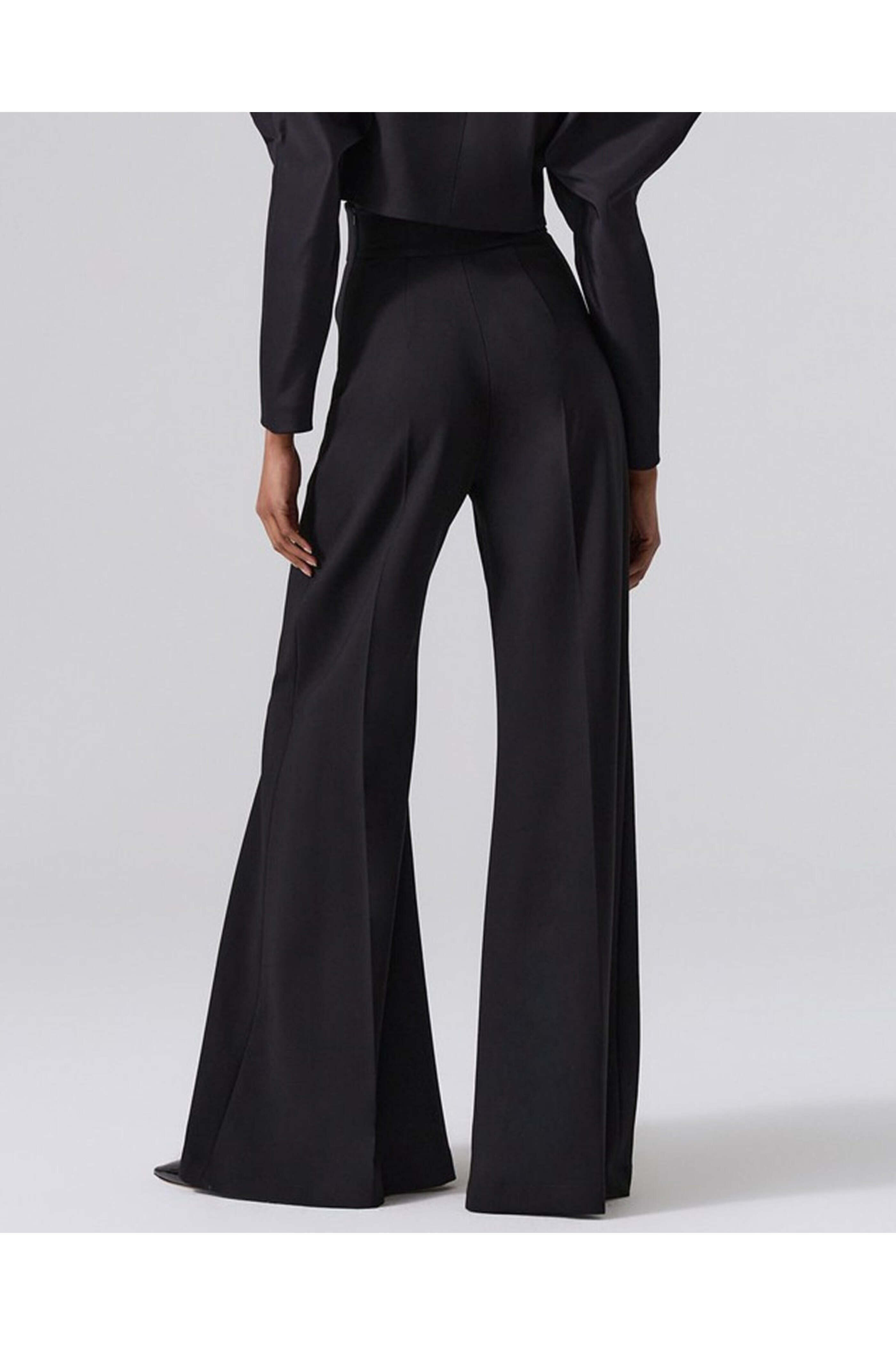 パンツ Carolina herrera pants Carolina Herrera - Black High Rise Wide Leg Pant