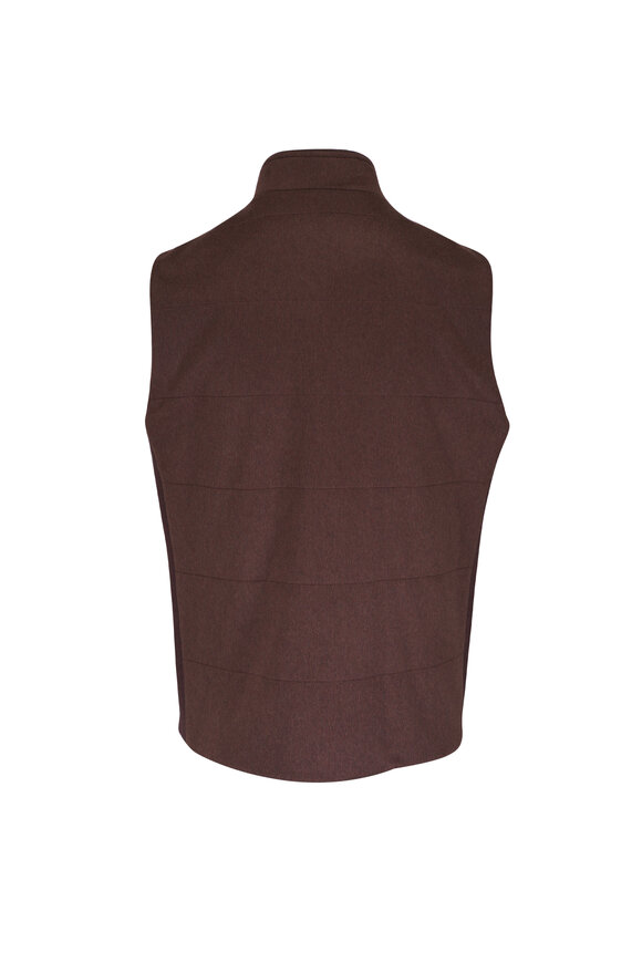 Maurizio Baldassari Brown Cashmere Vest - view 3