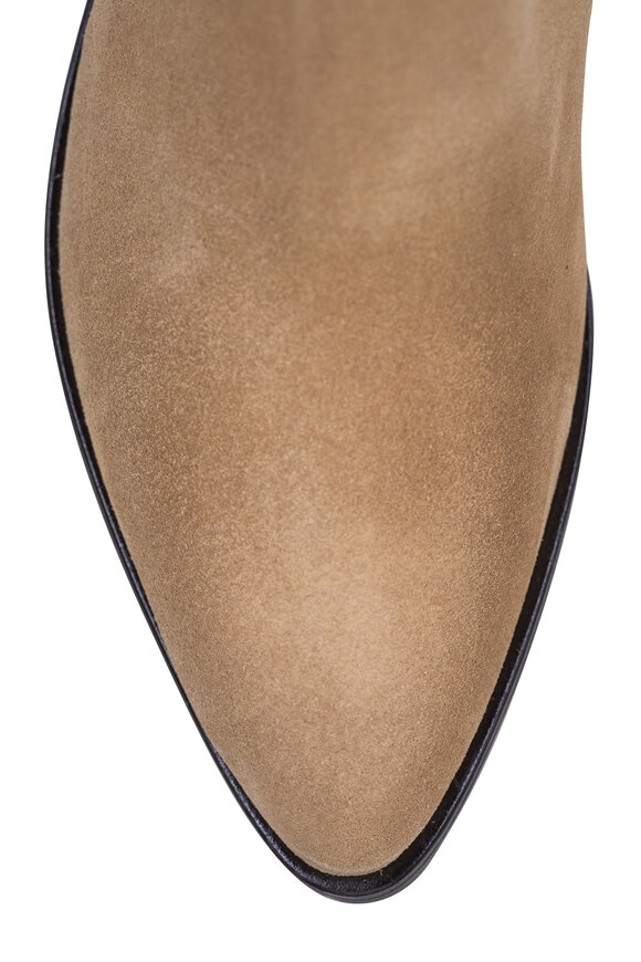 Ron White Wren Oyster Suede Stretch Tall Boot, 50mm - view 4