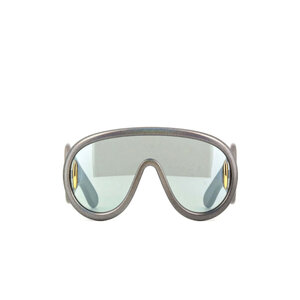 Loewe Sunglasses - Paula's Ibiza Mask Sunglasses in Metallic