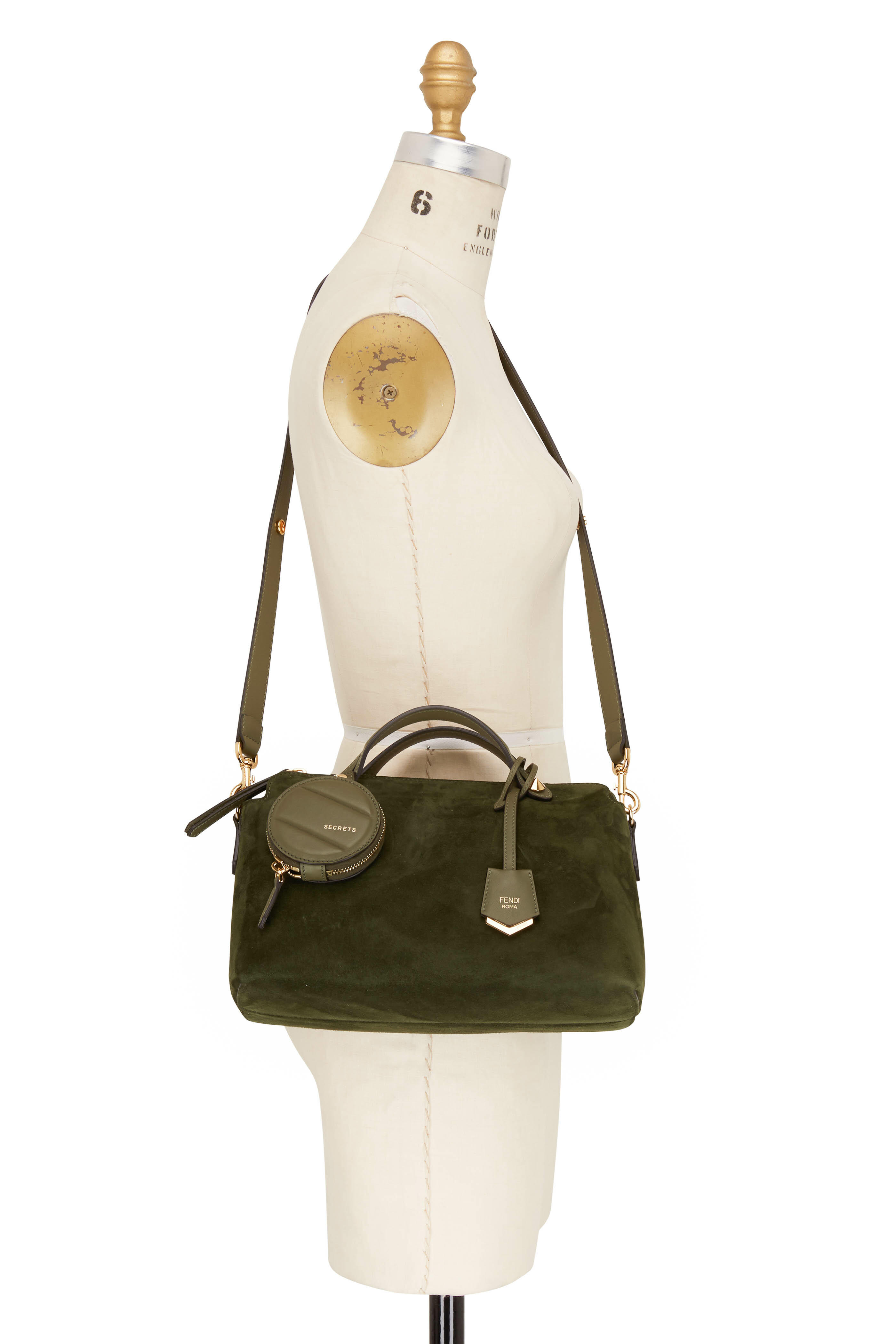 Fendi 'by The Way Boston Mini' Shoulder Bag in Natural