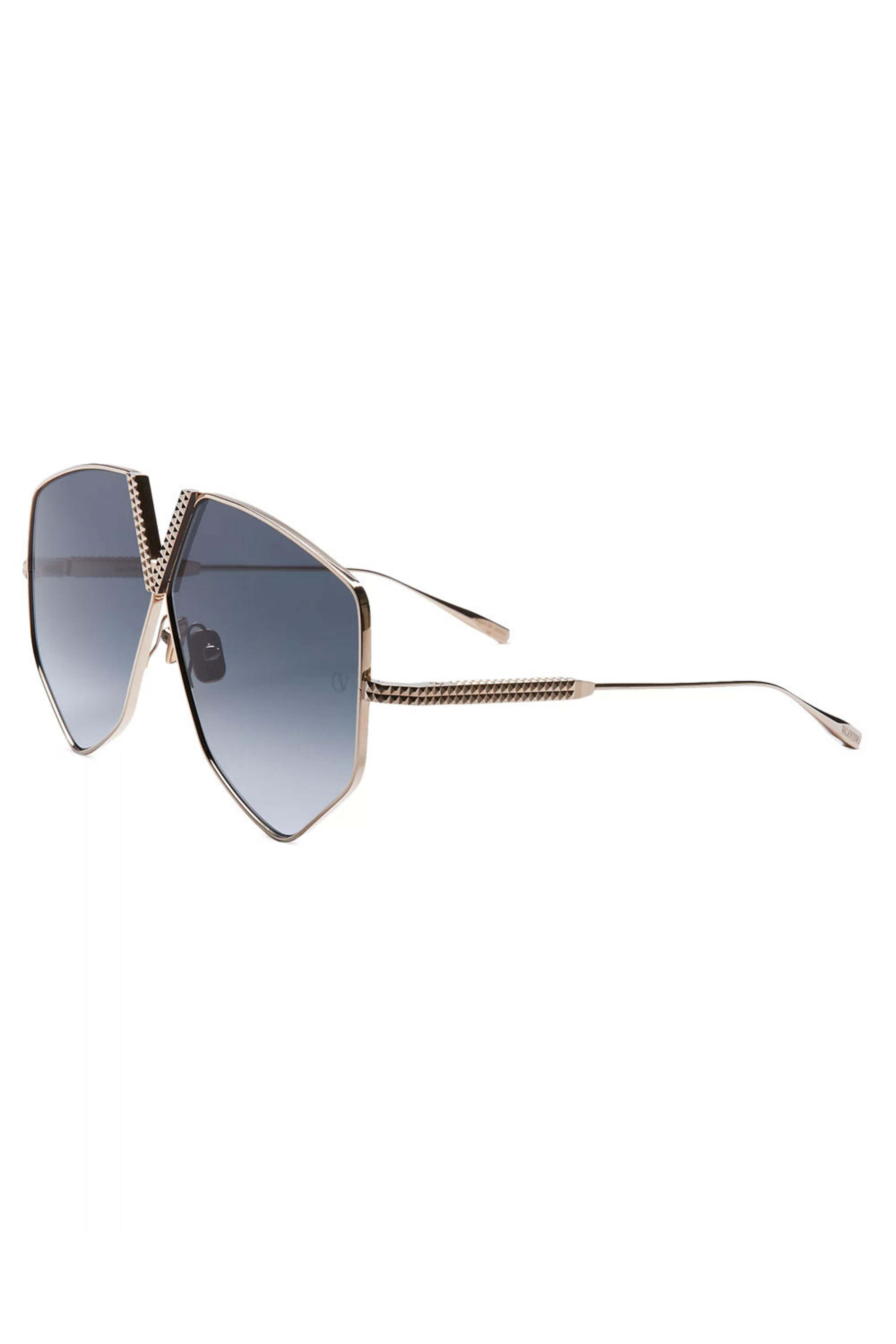 Valentino Garavani - V-Hexagon Sunglasses in Blue