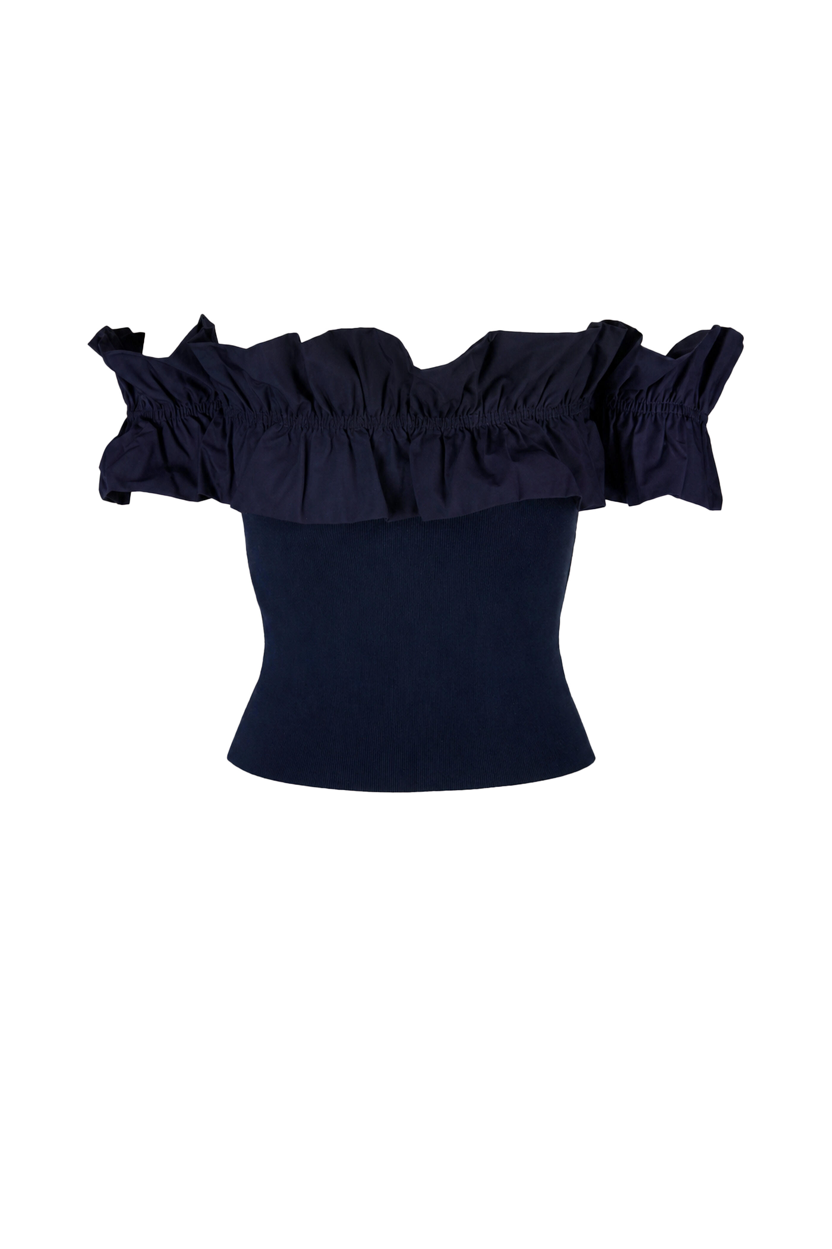 Essentiel Antwerp - Jaqua Navy Blue Knit Top