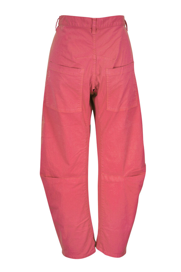 Nili Lotan Shon Red Curved Pant - view 2