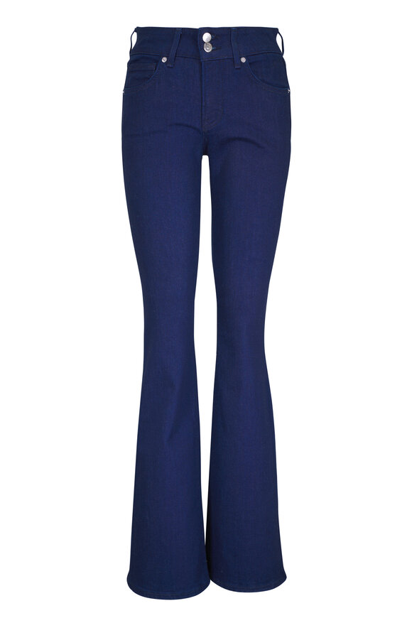 Veronica Beard Beverly Indigo Rise Mid-Rise Skinny-Flare Jean - view 1
