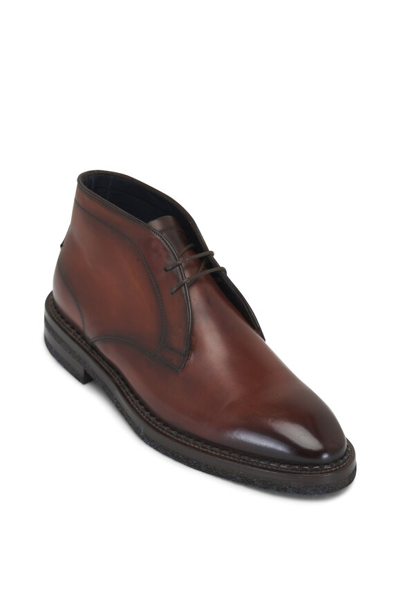 Di Bianco Calgara Medium Brown Leather Chukka Boot