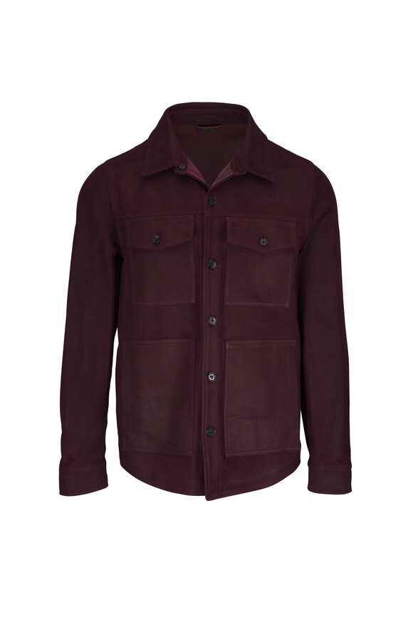 Brunello Cucinelli - Gray Cashmere Pea Coat | Mitchell Stores