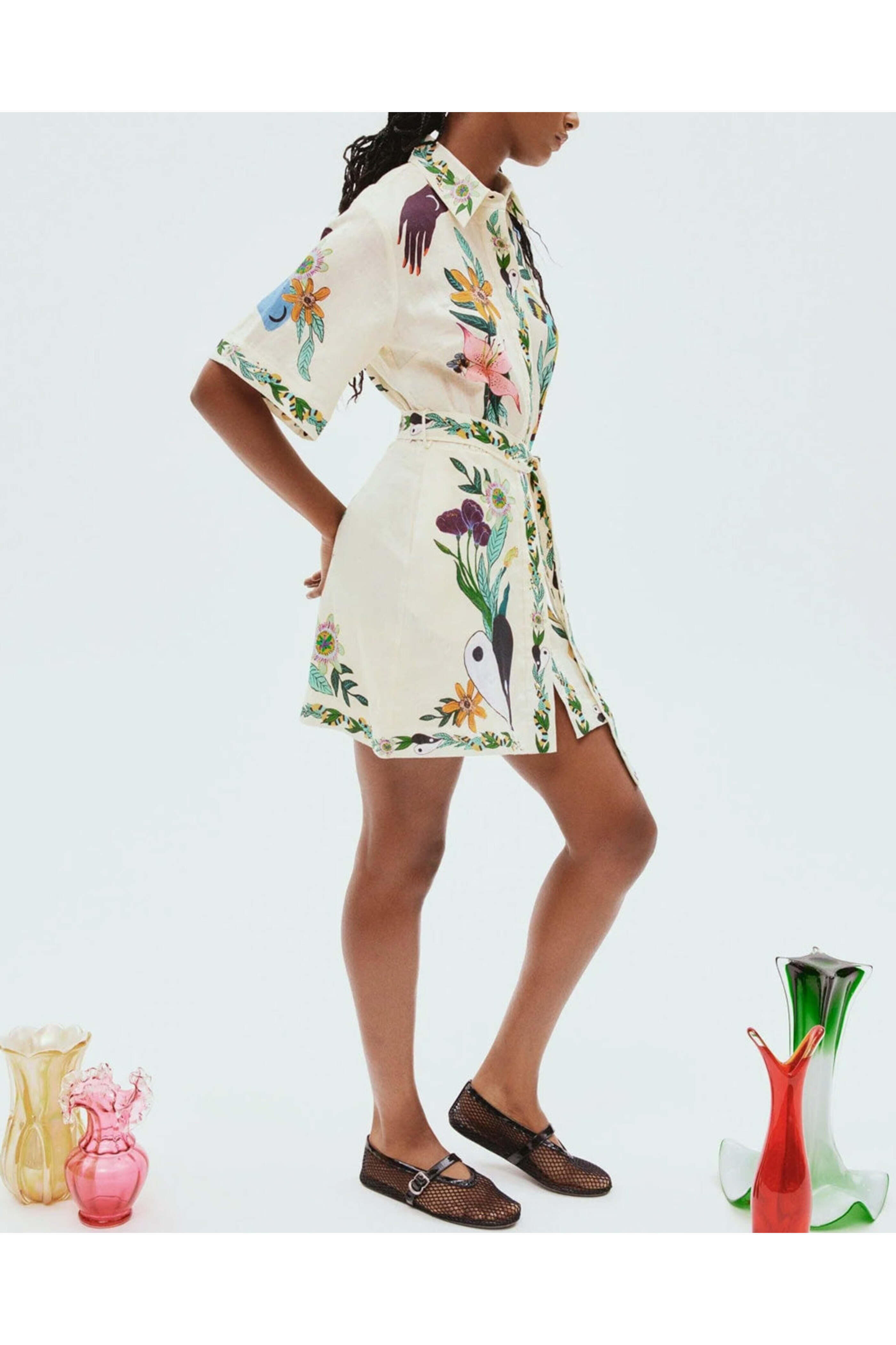 Alémais - Cream Meagan Mini Dress