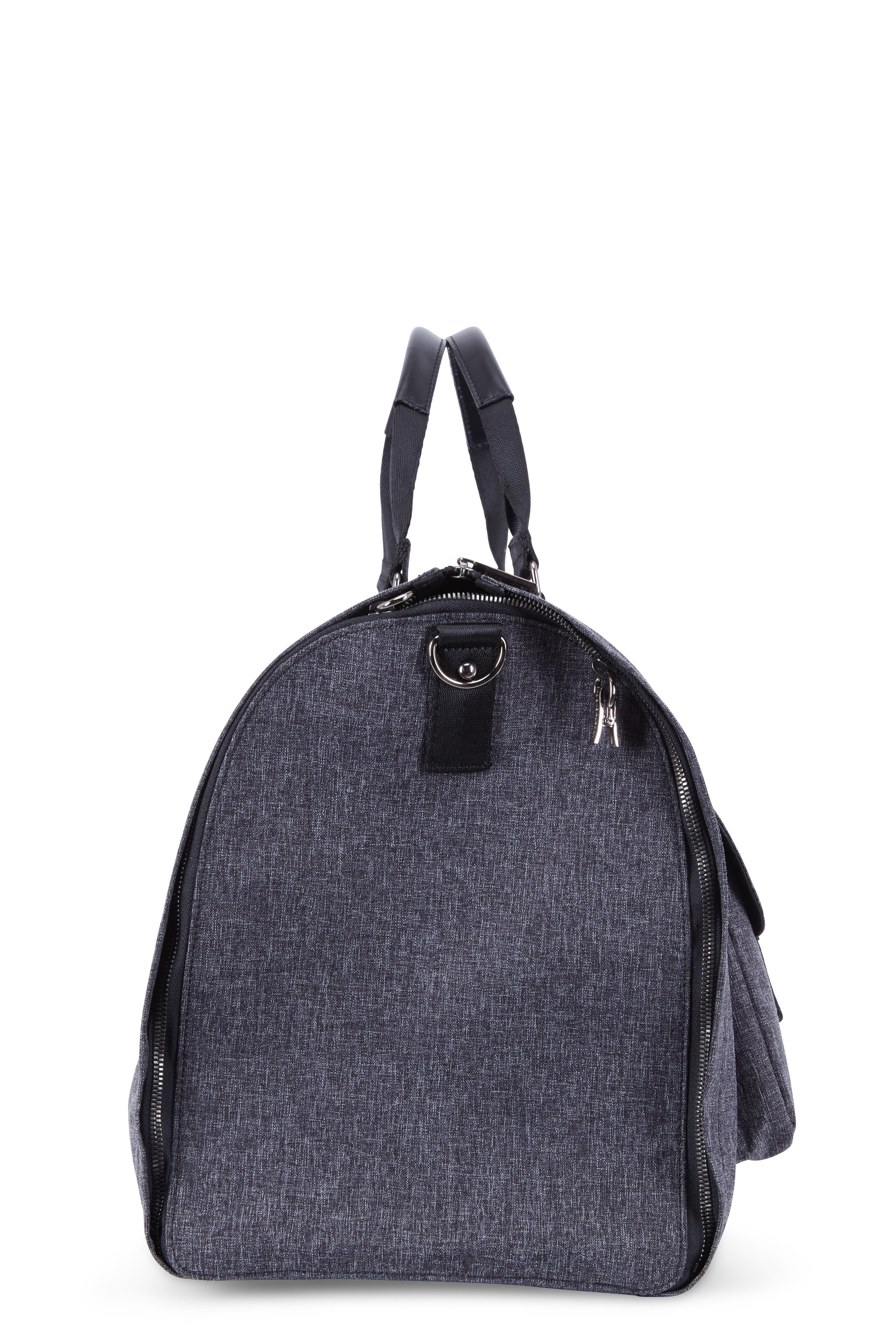 Hook + Albert - Gray Mélange Performance Fabric Weekender