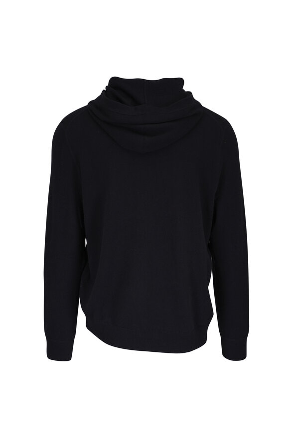 RLX Ralph Lauren Black Washable Cashmere Hoodie - view 2