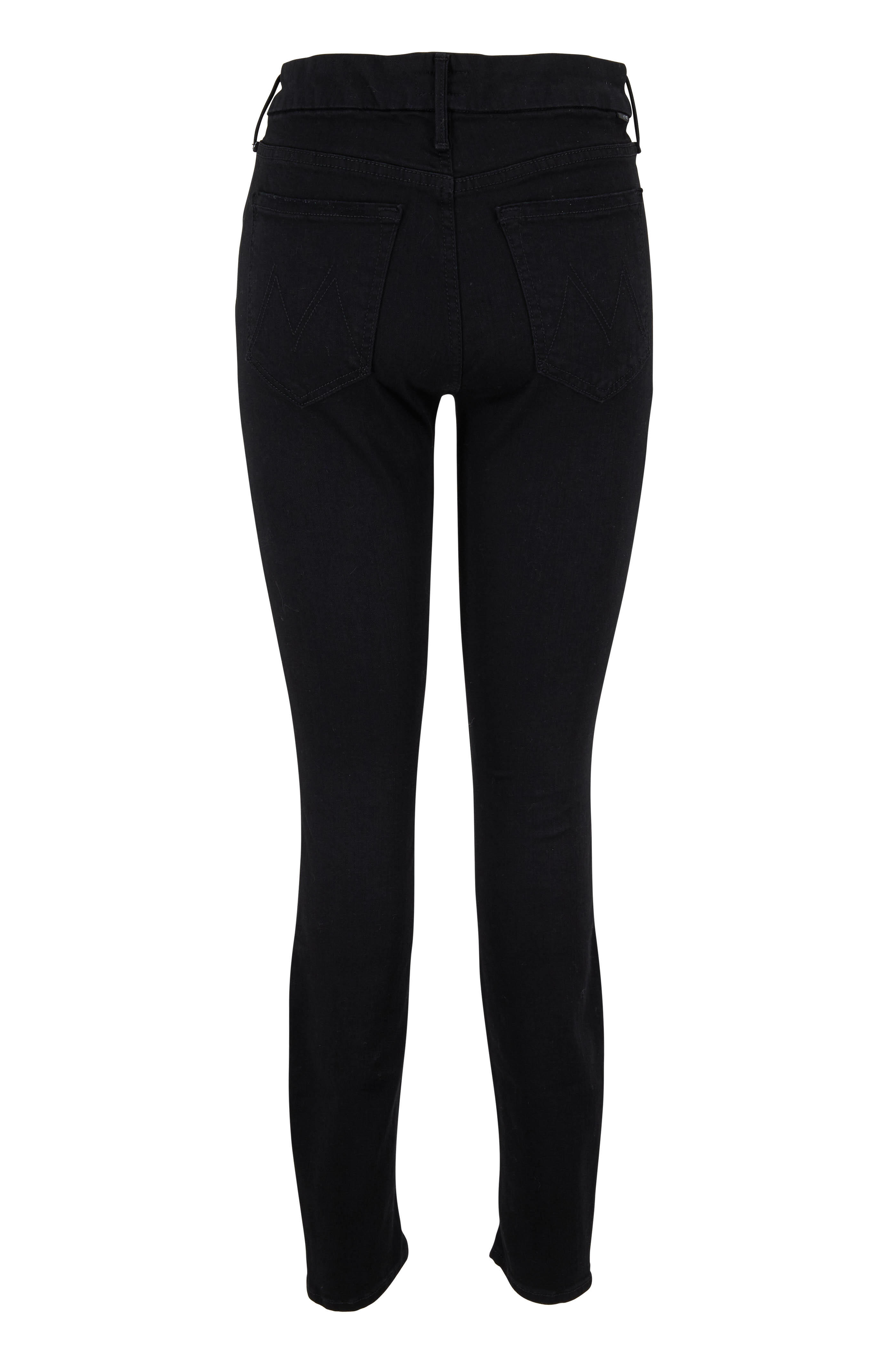 Mother - The Looker Black High-Rise Skinny Jean