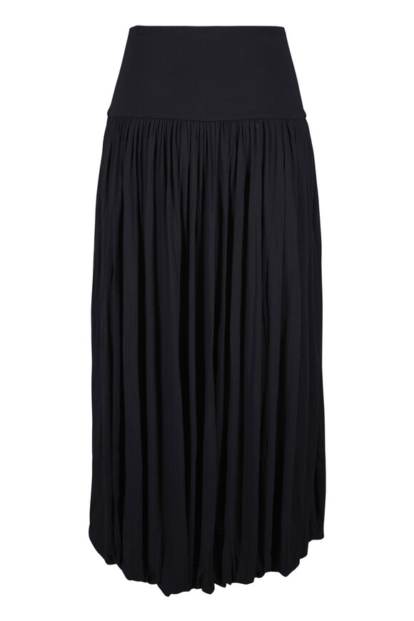 Totême Black Pleated Skirt - view 2