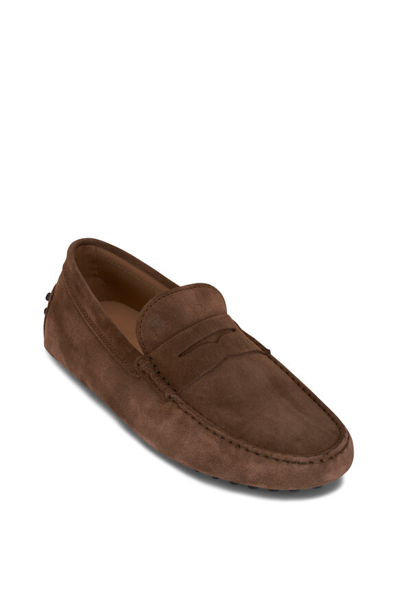 Tod's Nuovo Gommino Light Brown Suede Driver
