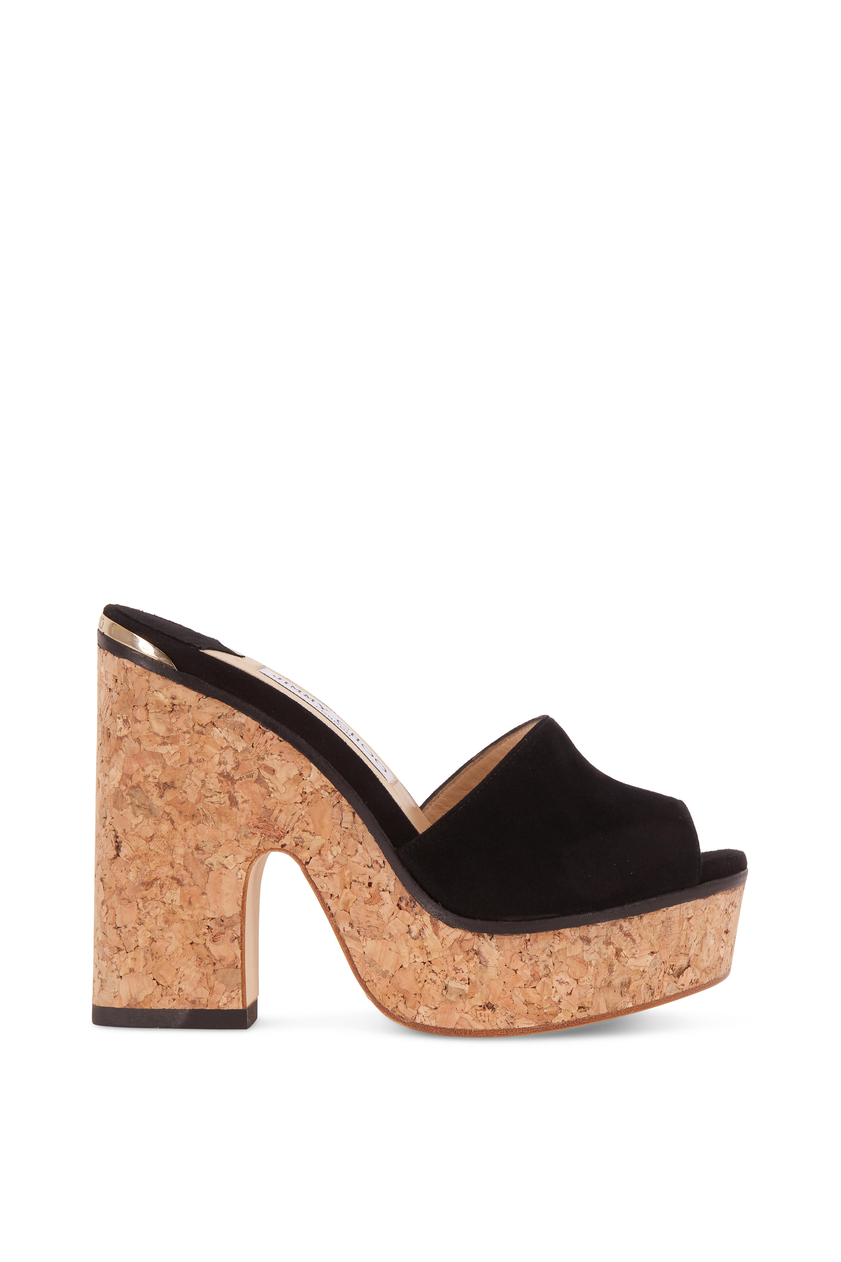 靴 JIMMY CHOO DEEDEE ODNF DENUM Jimmy Choo DeeDee 125 Wedges, Heels - Designer Exchange
