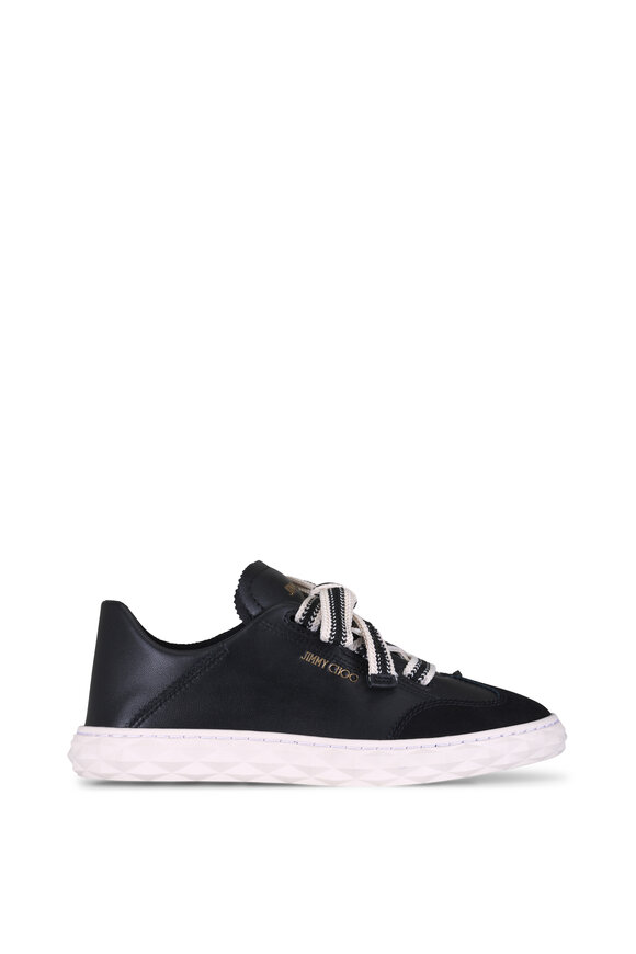 Jimmy Choo Diamond Light Flex F Black Leather Sneaker - view 2