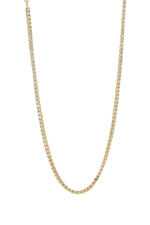 Lowy & Co Yellow Gold Diamond Chain Necklace