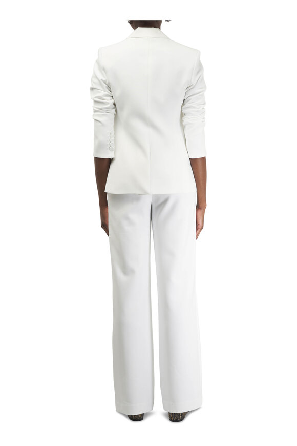 Veronica Beard - Tonelli Off White Tuxedo-Stripe Pant