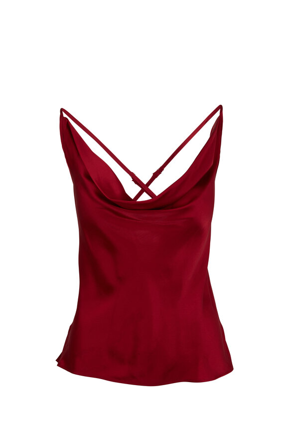 Cami NYC - Jacqueline Ruby Red Silk Cami
