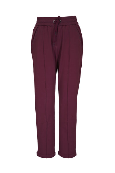 【関税＆送料込み】Brunello Cucinelli Violet Pants With Mon Garment-dyed trousers for Man in Purple | Brunello Cucinelli