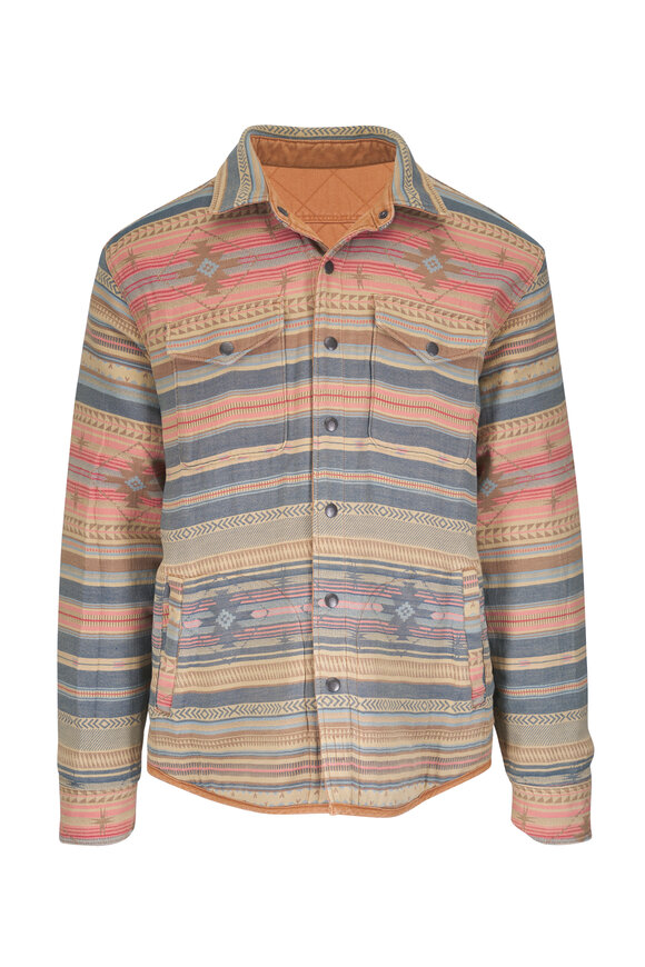 Faherty Brand - Doug Good Feather Tan Reversible Bondi Jacket