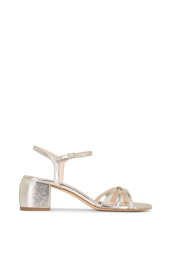 AGL Clio Sand Leather Crisscross Sandal, 65mm - view 4