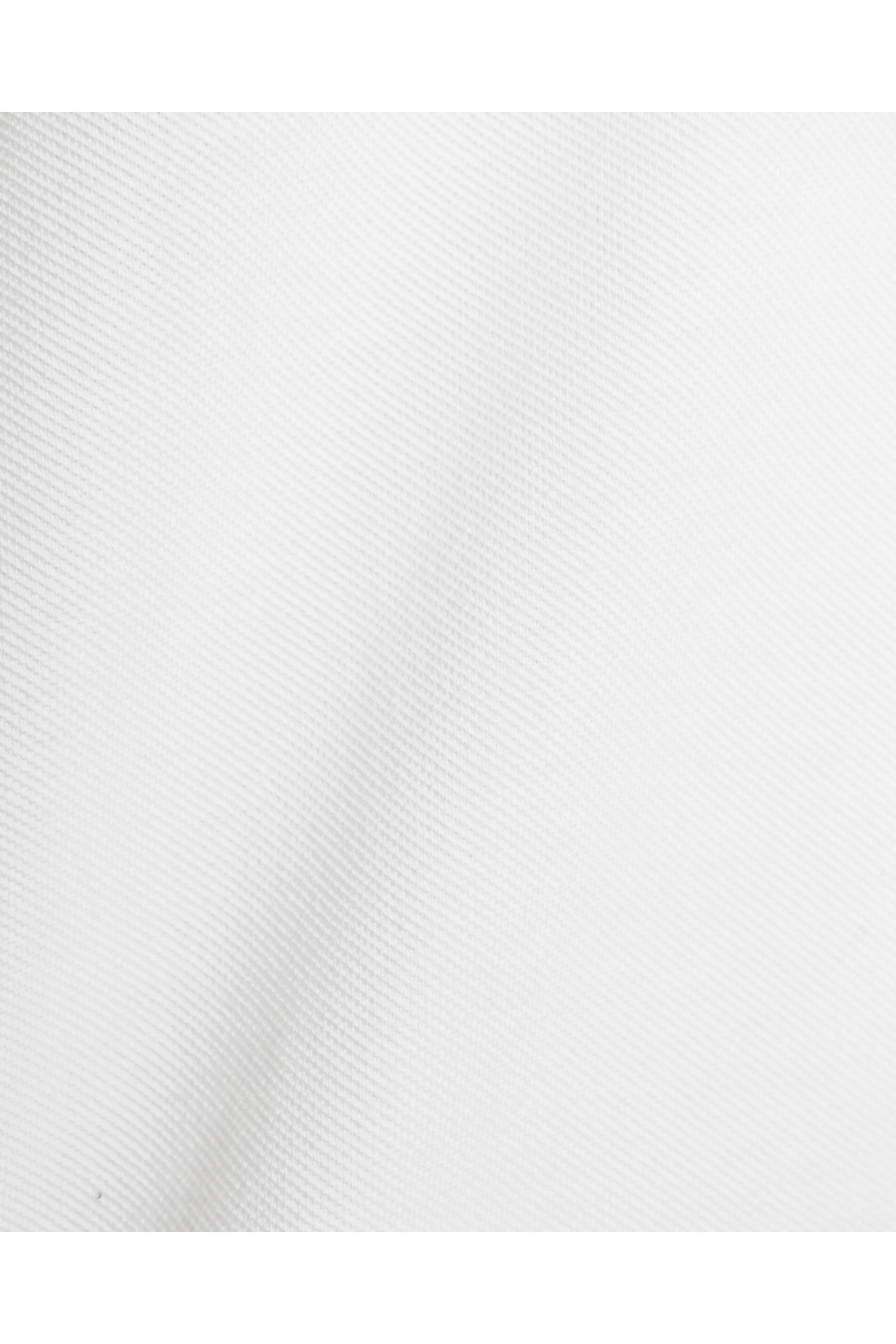 Isaia - White Cotton Short Sleeve Polo