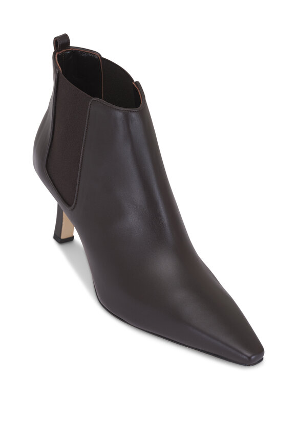 Prada - Leather Heeled Chelsea Boot, 90mm | Mitchell Stores