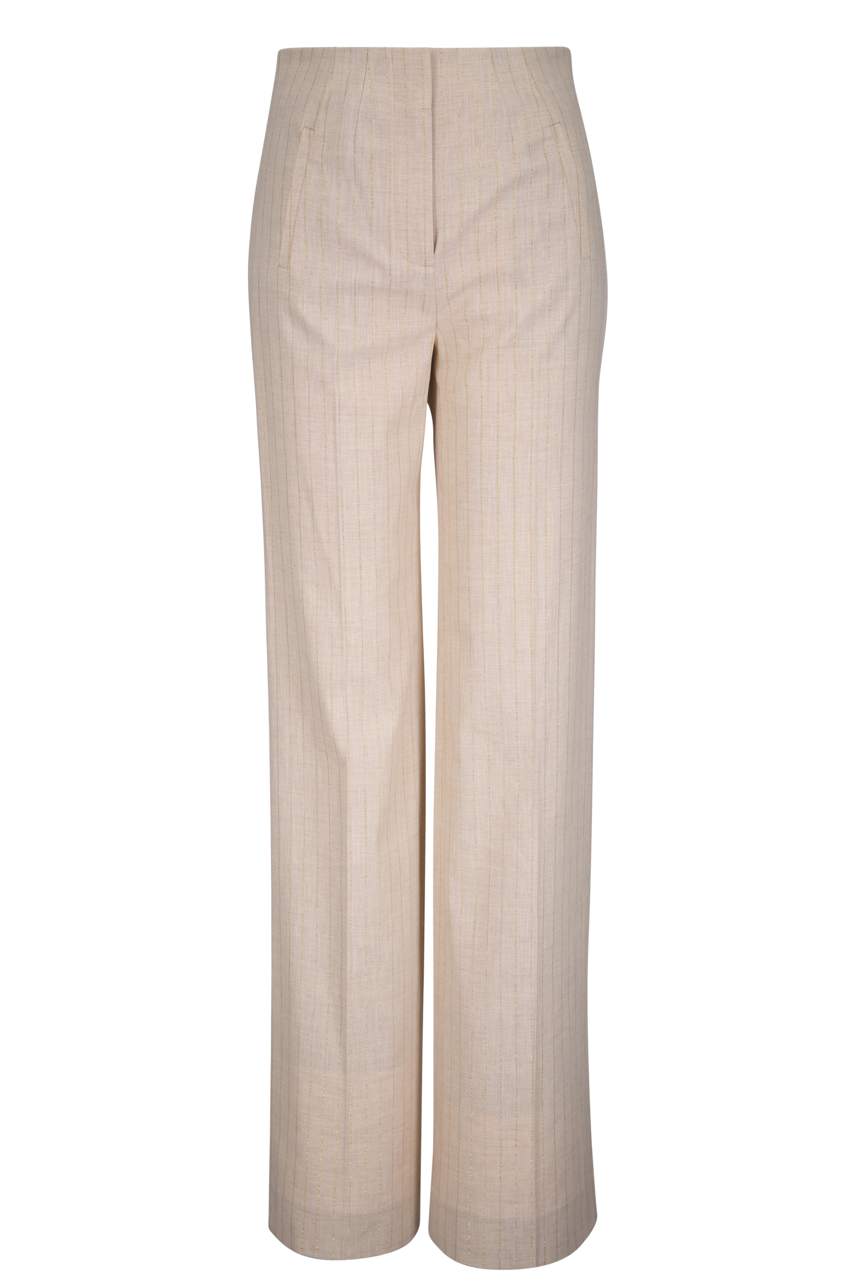 Veronica Beard - Jude Off White Wide Leg Pant