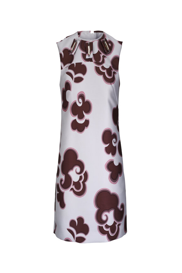 Dorothee Schumacher Floral Statement Off-White Mini Shift Dress