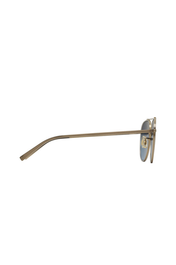 Oliver Peoples Rivetti Gold & Marine Gradient Sunglasses - view 3