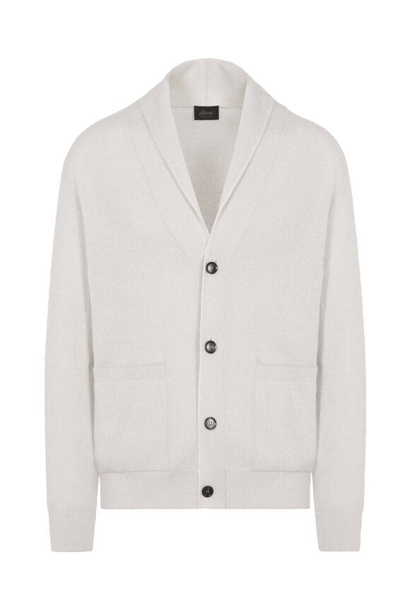 【送料&関税込】Thom Browne White Cotton Cardigan Thom Browne V-neck Cotton Cardigan | White | FARFETCH