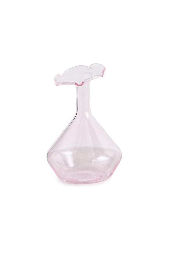 Tizo Pink Angled Neck Glass Vase