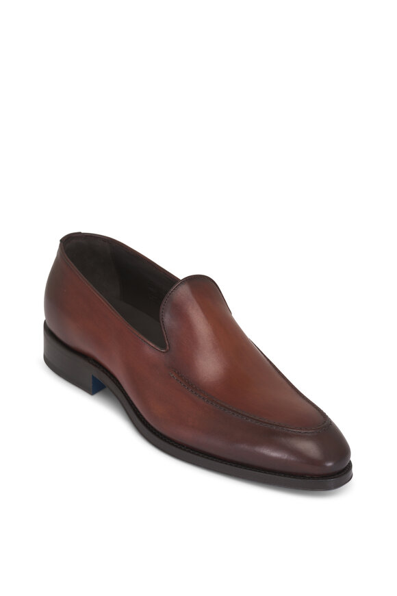 G Brown Pesaro Brown Leather Dress Shoe