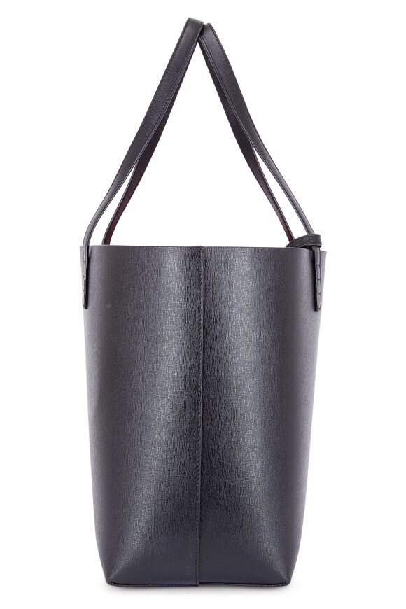 Mansur Gavriel Black Saffiano Large Tote - view 3