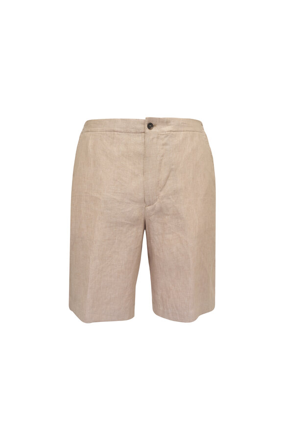 Loro Piana Nolan Grain Beige Bermuda Shorts