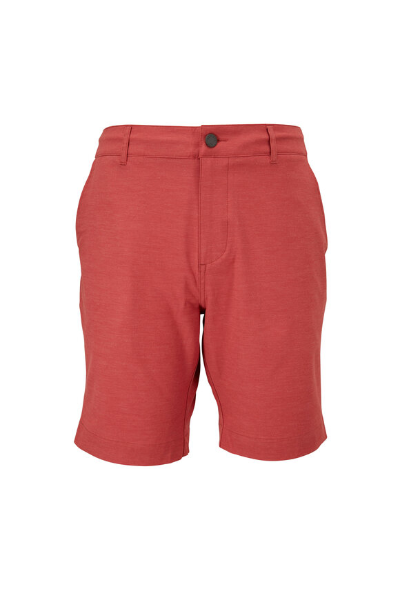 Faherty Brand All Day™ Venice Red Belt Loop Shorts - view 1