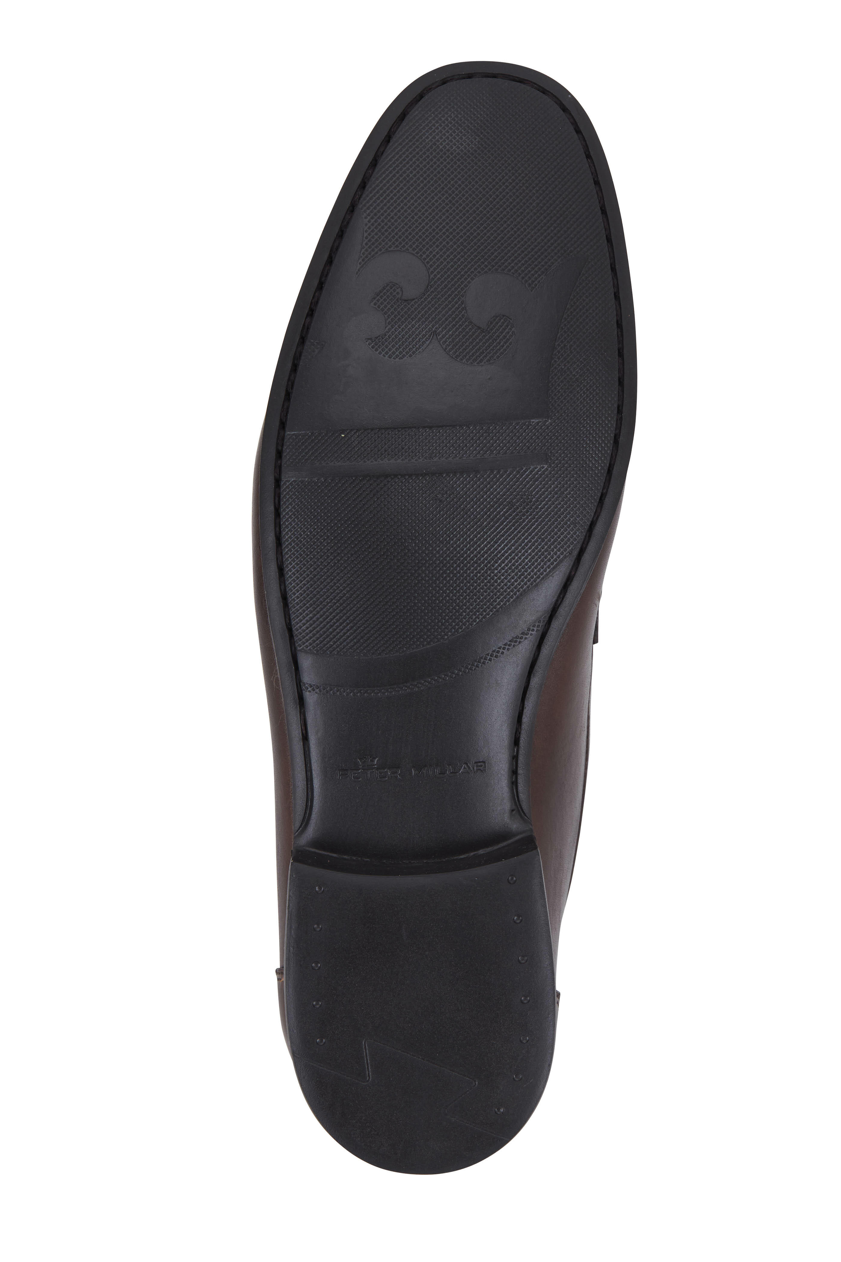 Peter Millar - Dark Brown Leather Bit Loafer