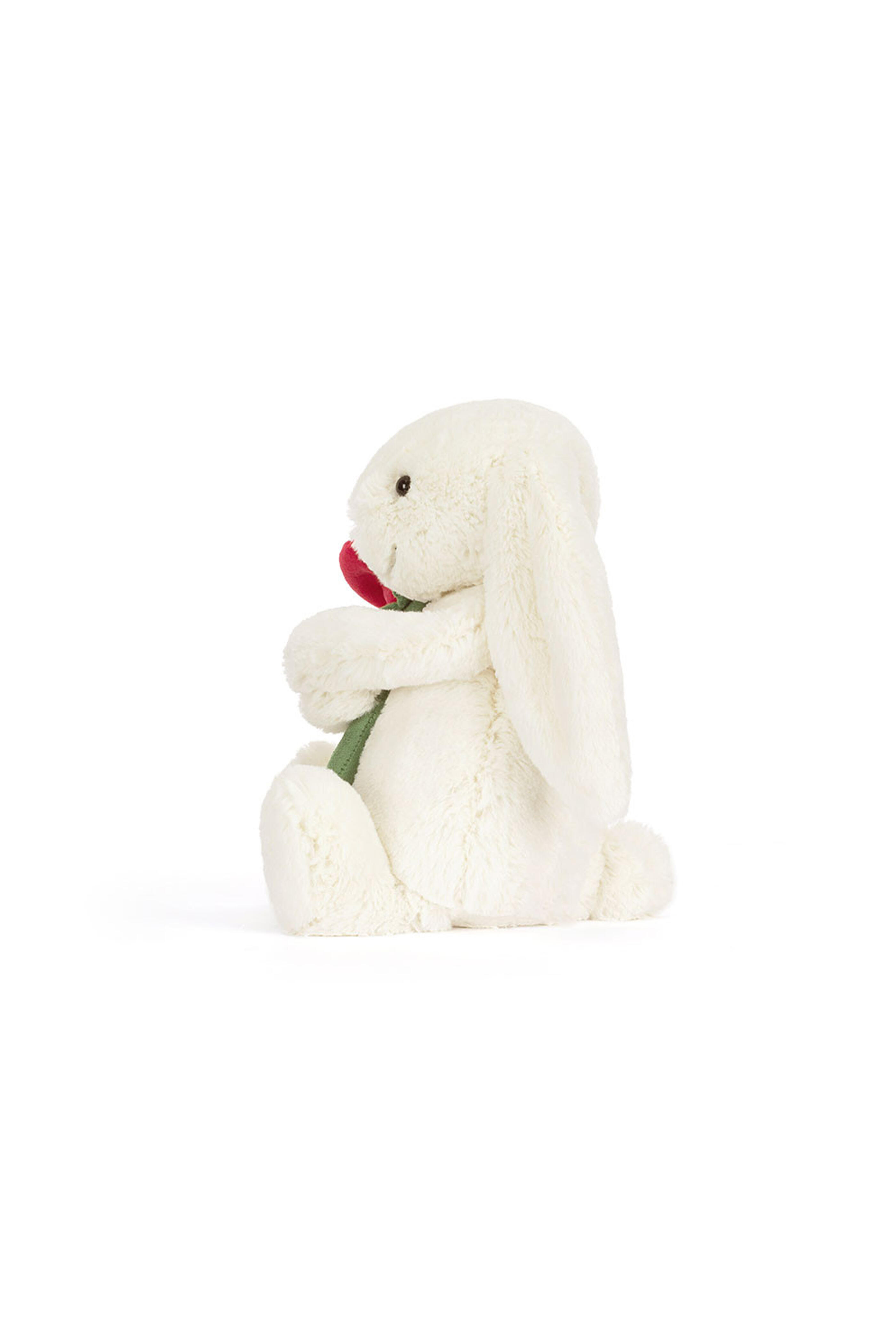 Jellycat - Cream Bunny With Rose