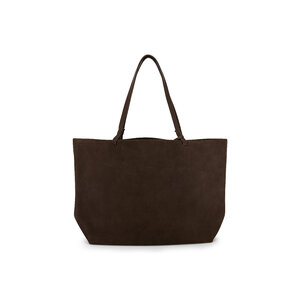 【THE ROW】Flat Micro Circle suede tote the row suede Micro Flat Circle Bag Tote Bags