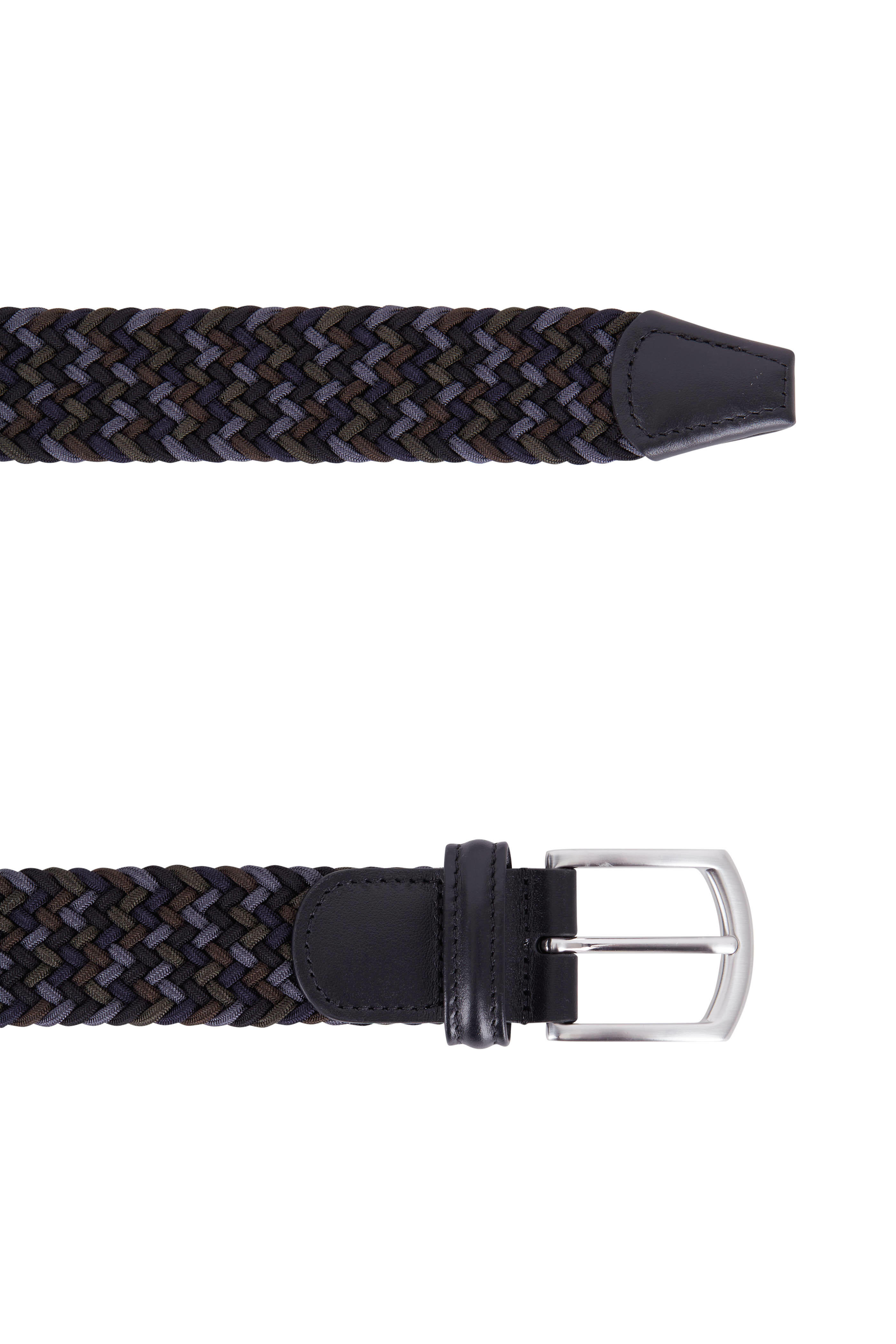 Anderson's Men's Woven Leather Belt